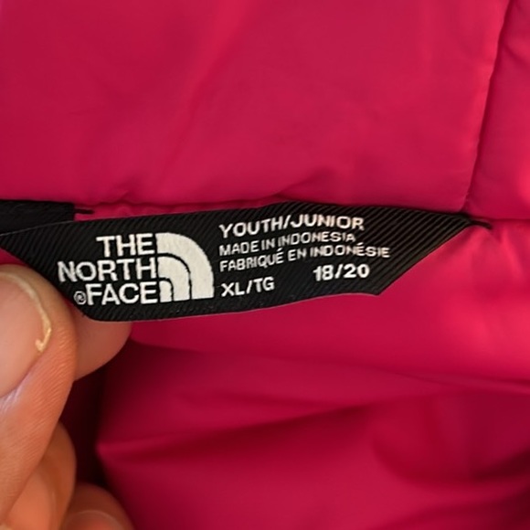 North Face Youth Puffy Pink Vest | xl - Picture 3 of 13